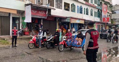 SAT SAMAPTA POLRES ABDYA GIATKAN STRONG POINT SORE NGABUBURIT DI BULAN RAMADHAN