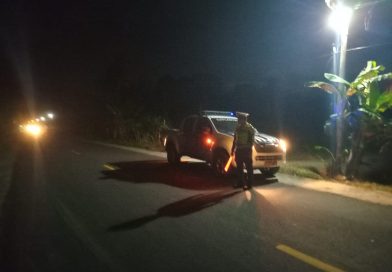 SAT LANTAS POLRES ABDYA GELAR PATROLI BLUE LIGHT PADA MALAM HARI GUNA JAGA KEAMANAN KOTA