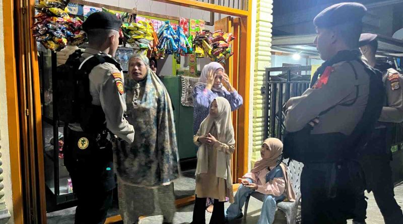 TEAM PATROLI PERINTIS PRESISI SAT SAMAPTA POLRES ABDYA MELAKSANAKAN PATROLI MALAM HARI GUNA PANTAU SITUASI KAMTIBMAS
